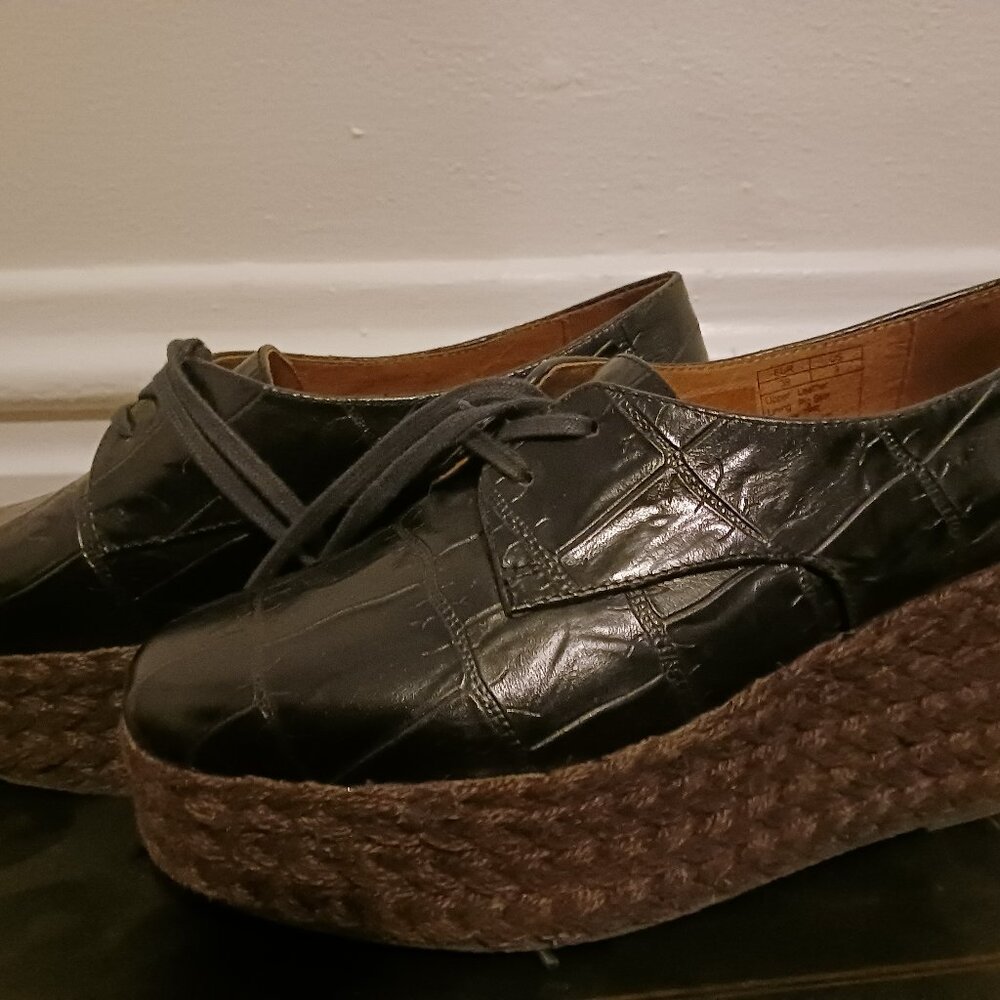 Jeffrey Campbell Platform Lace Up Shoes 8.5-9